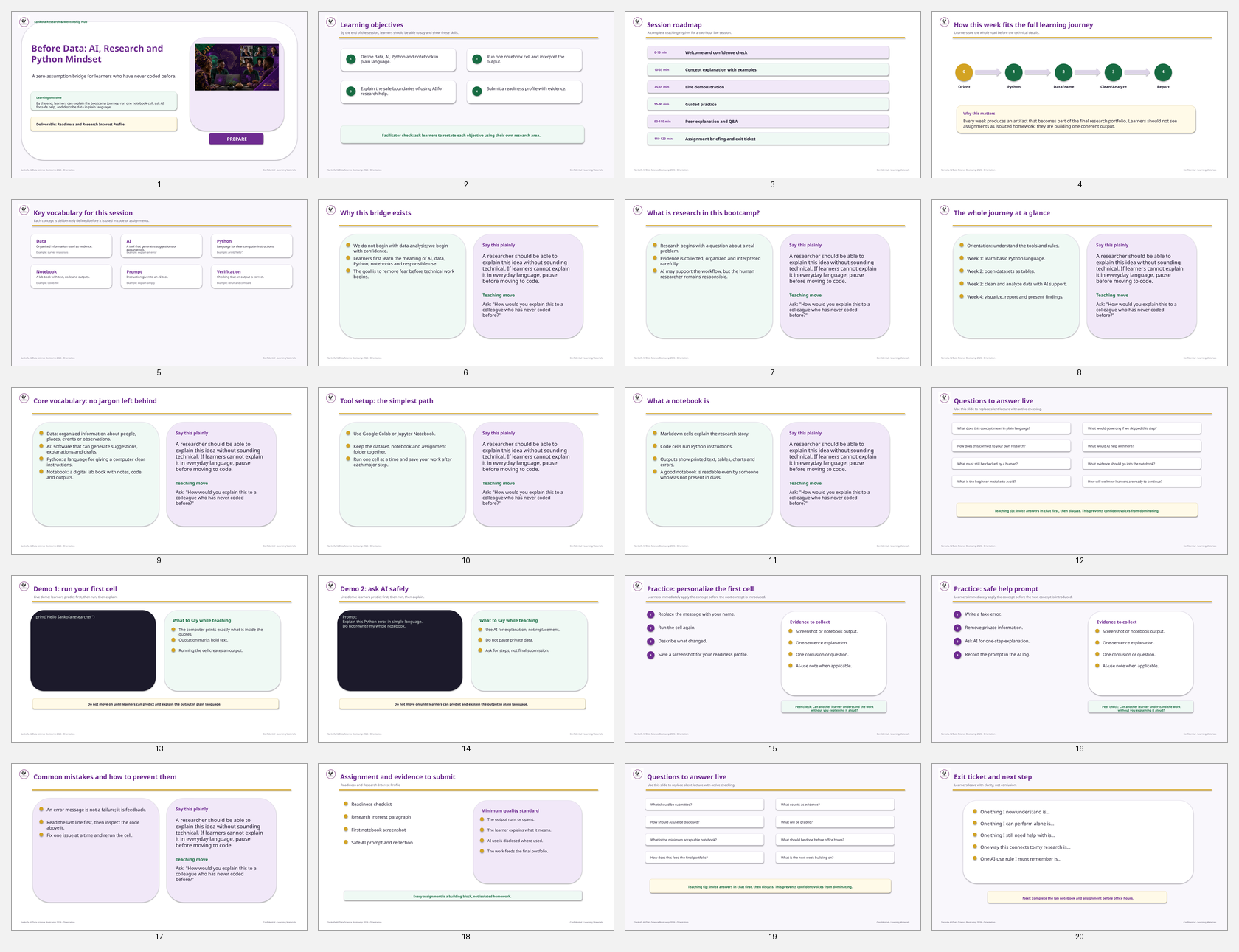 week0 curriculum preview